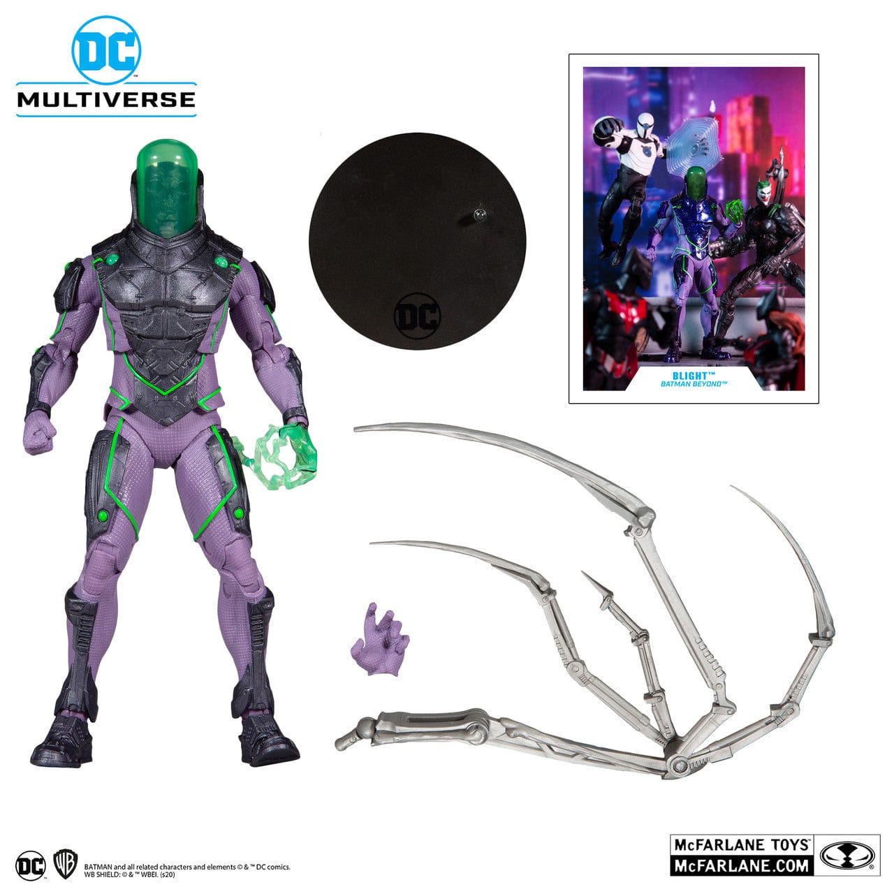 McFarlane Toys DC Multiverse Blight Batman Beyond Build-A-Fig 15623