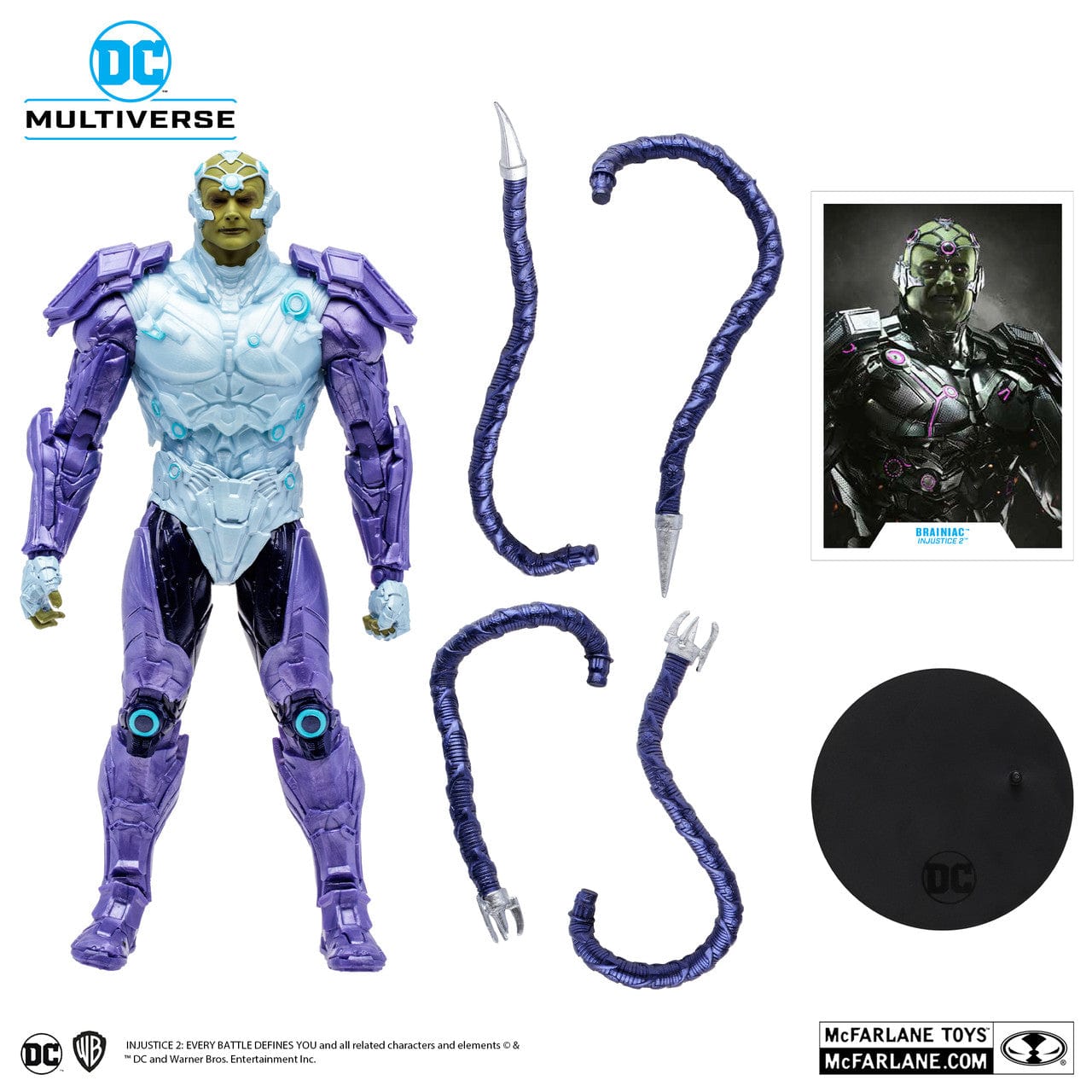 McFarlane Toys DC Multiverse Brainiac Platinum Edition Figure