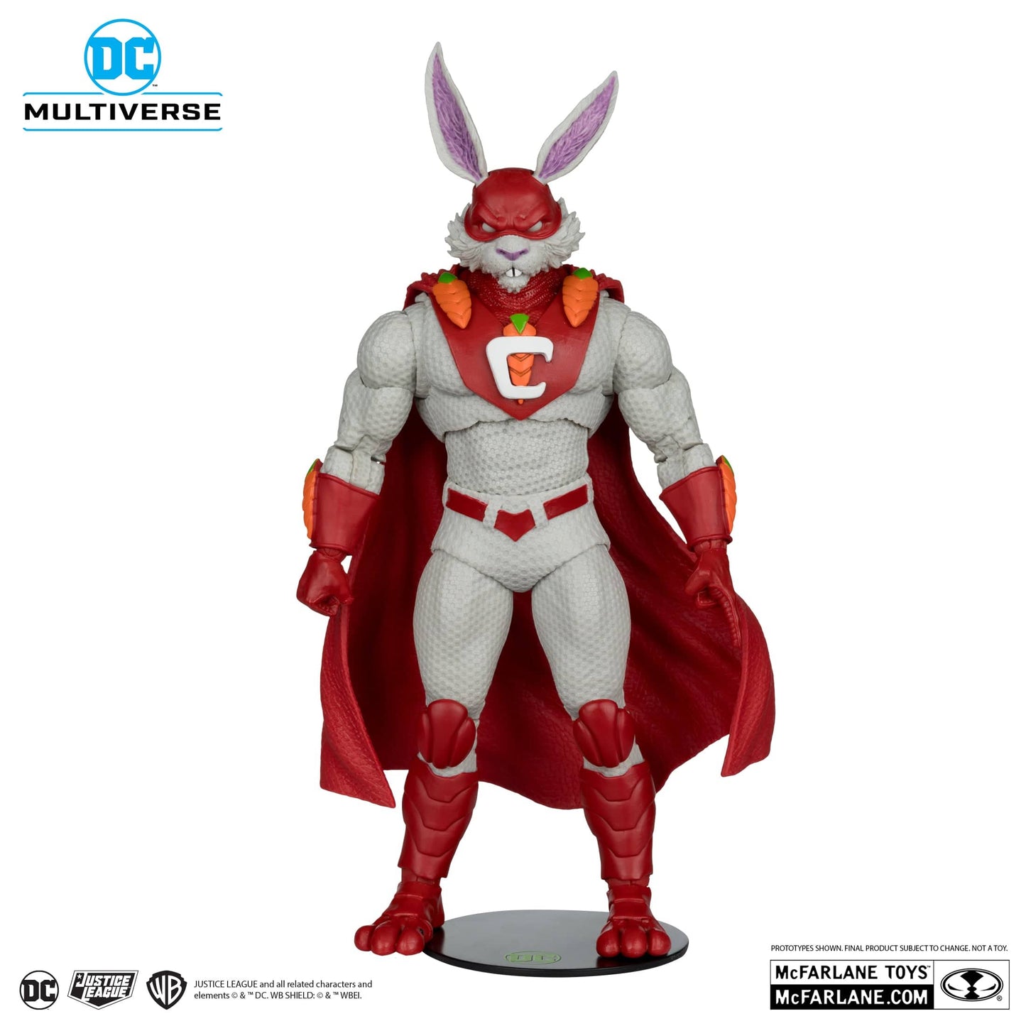 McFarlane Toys DC Multiverse Captain Carrot Justice League Incarnate Glow In The Dark