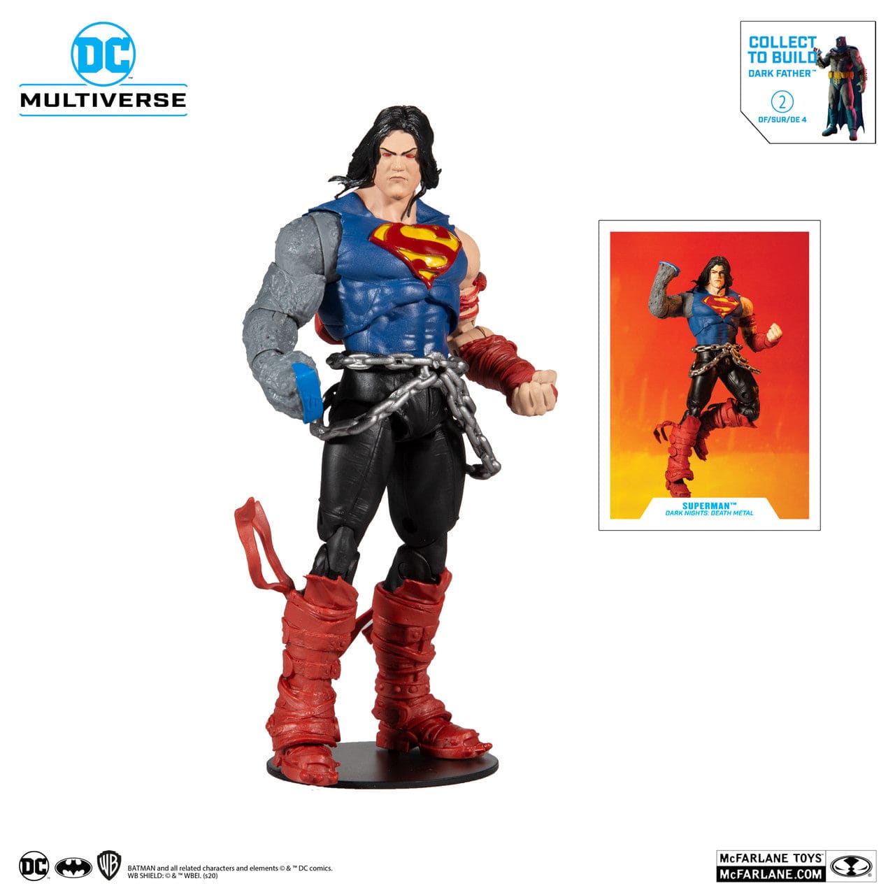McFarlane Toys DC Multiverse Dark Nights Death Metal Superman Build-A-Figure
