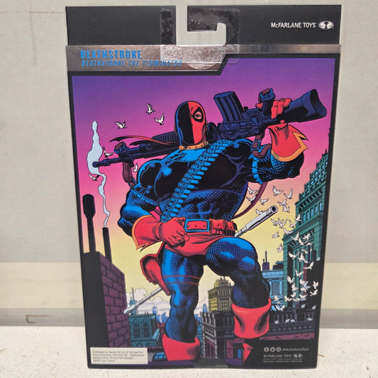 McFarlane Toys DC Multiverse Deathstroke Deathstroke The Terminator Platinum Version Action Figure McFarlane Toys DC Multiverse Deathstroke Deathstroke The Terminator Platinum Version Action Figure