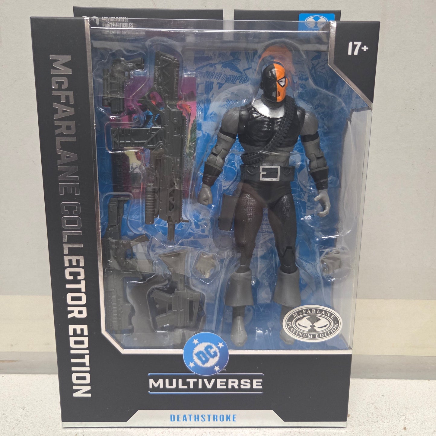 McFarlane Toys DC Multiverse Deathstroke Deathstroke The Terminator Platinum Version Action Figure