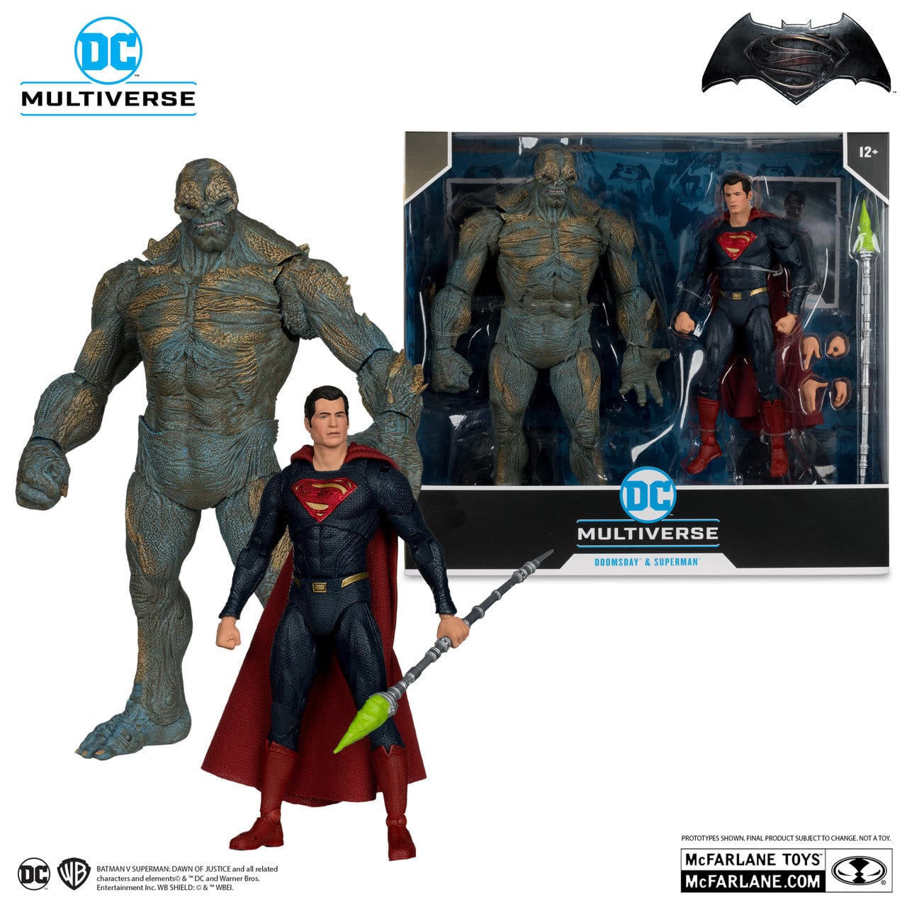McFarlane Toys DC Multiverse Doomsday VS Superman Batman VS Superman Dawn Of Justice Movie