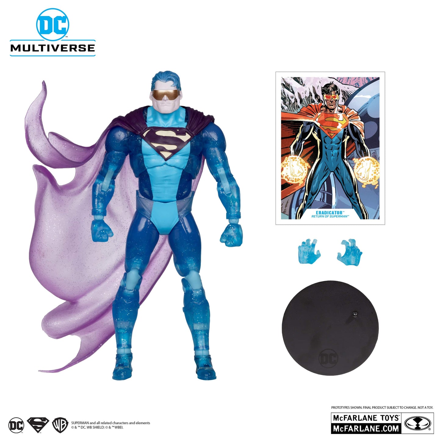 McFarlane Toys DC Multiverse Eradicator Platinum Edition Return Of Superman