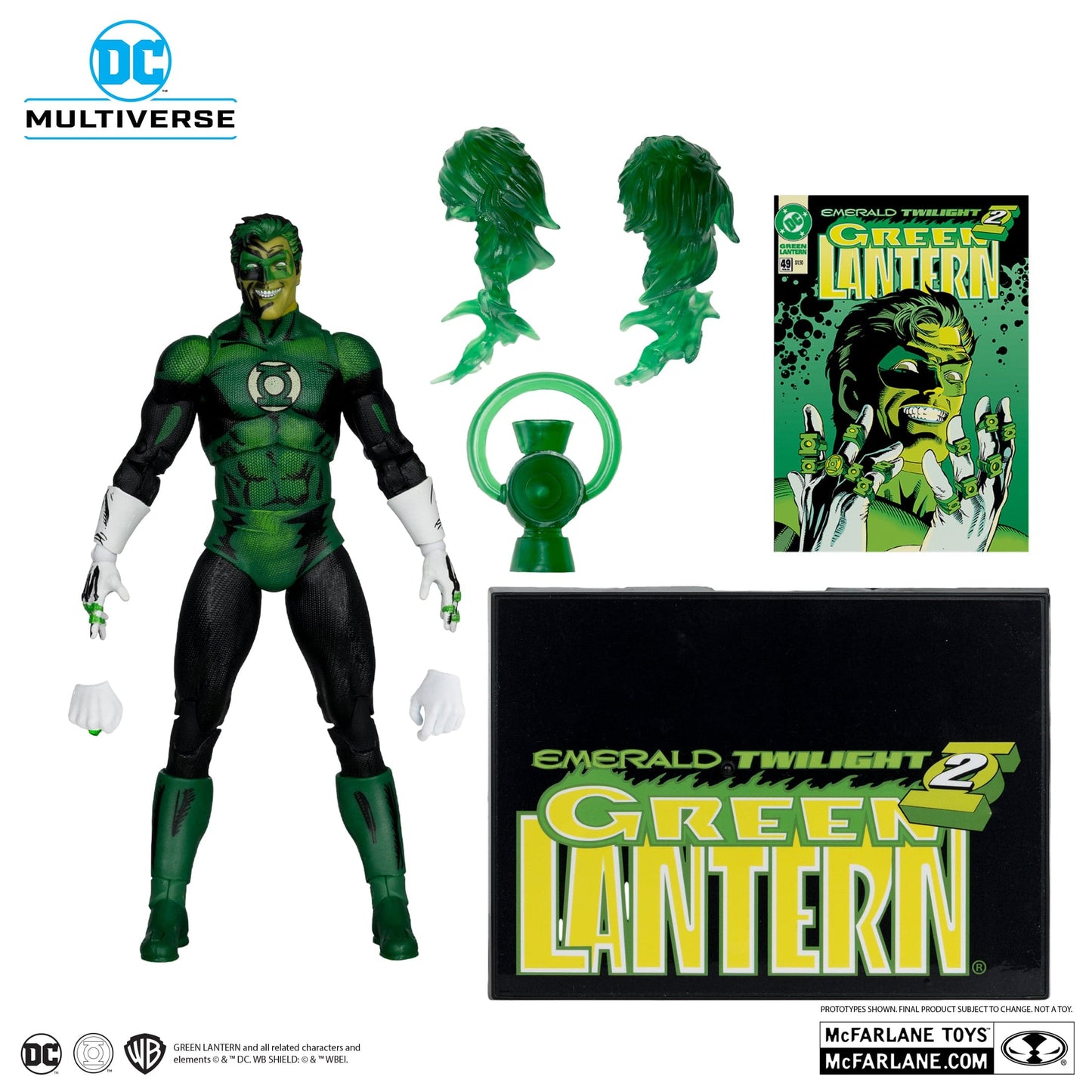 McFarlane Toys DC Multiverse Green Lantern Emerald Twilight Cover Recreations Action figure