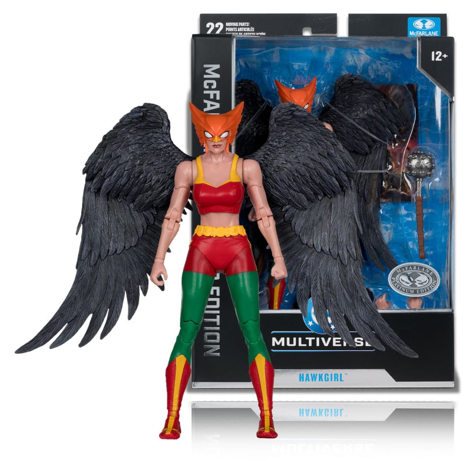 McFarlane Toys DC Multiverse Hawkgirl Kendra Saunders Platinum Version Action Figure