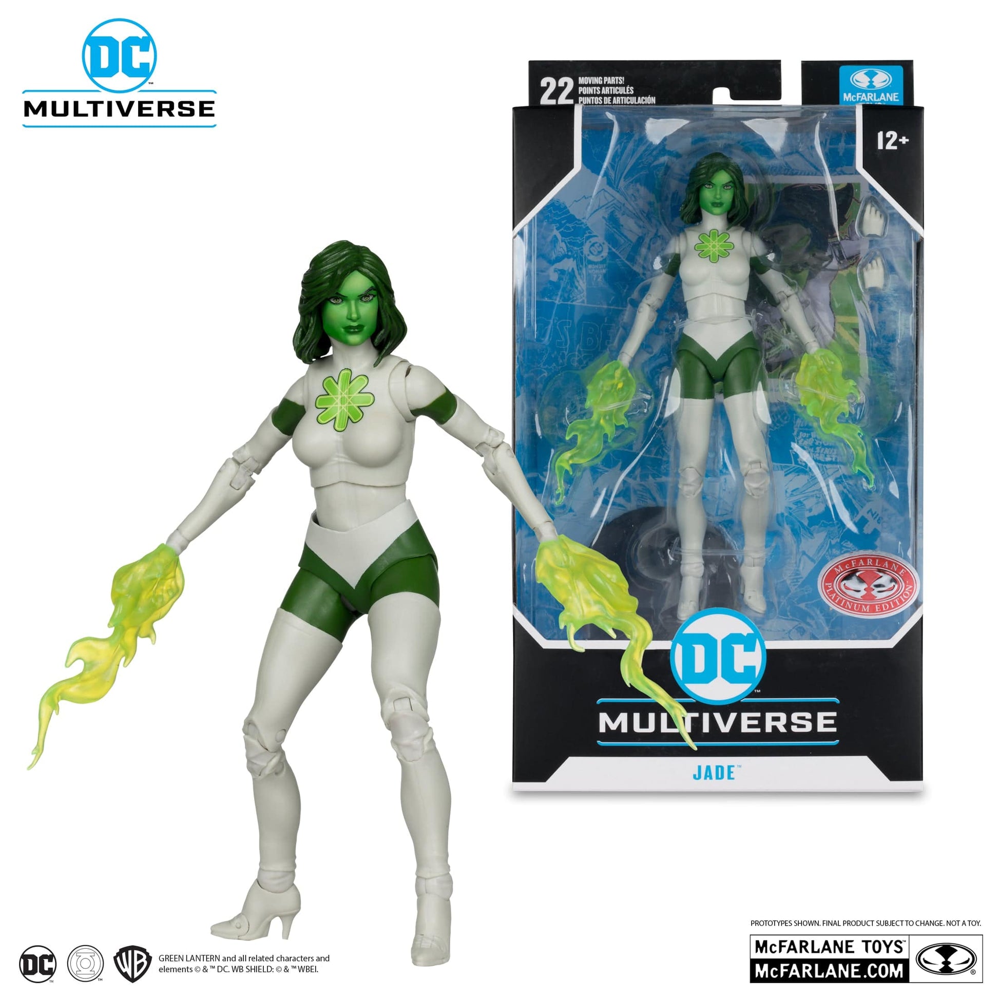McFarlane Toys DC Multiverse Jade Green Lantern Corps Platinum