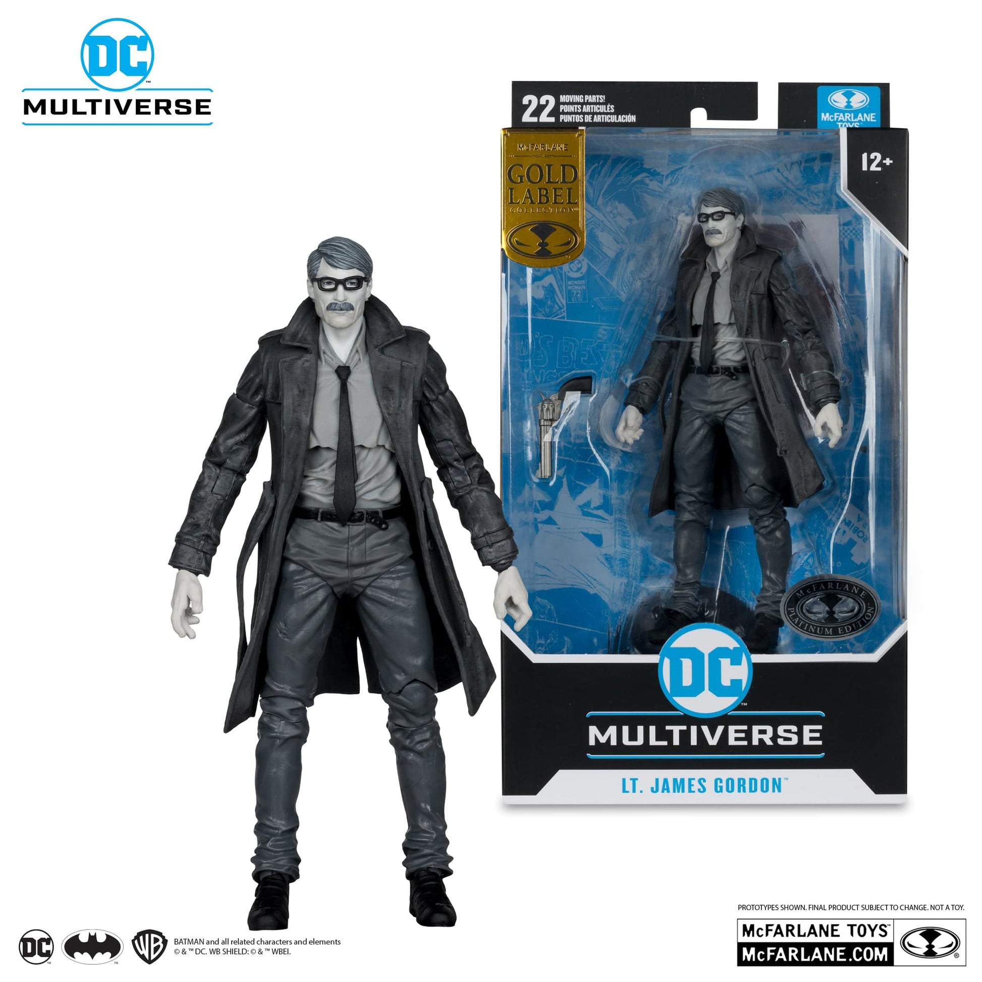 McFarlane Toys DC Multiverse LT. James Gordon Batman Year 1 Platinum Verison