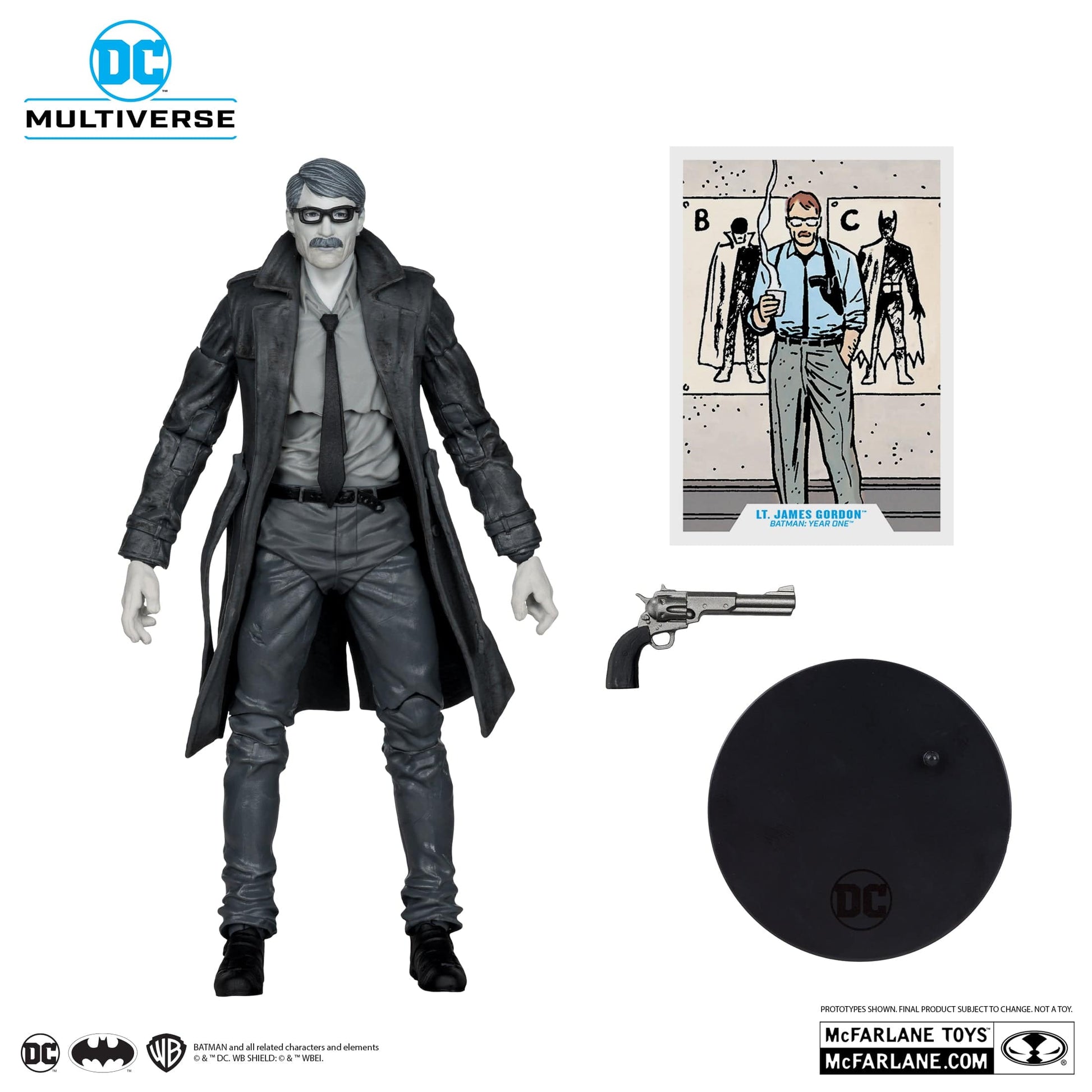 McFarlane Toys DC Multiverse LT. James Gordon Batman Year 1 Platinum Verison