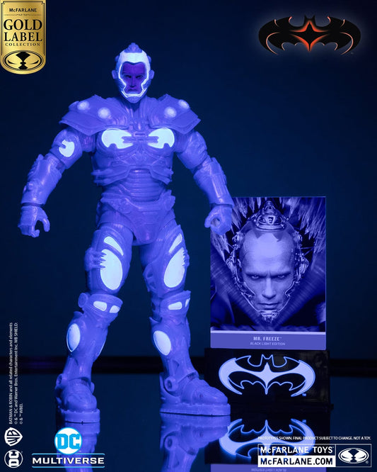 McFarlane Toys DC Multiverse MR. Freeze Batman & Robin Black Light Edition