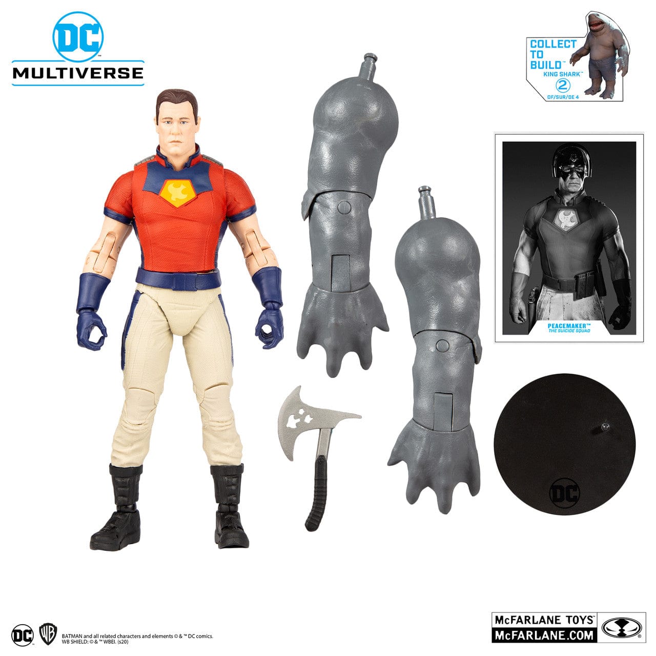 McFarlane Toys DC Multiverse Peacemaker Unmasked The Suicide Squad 15448