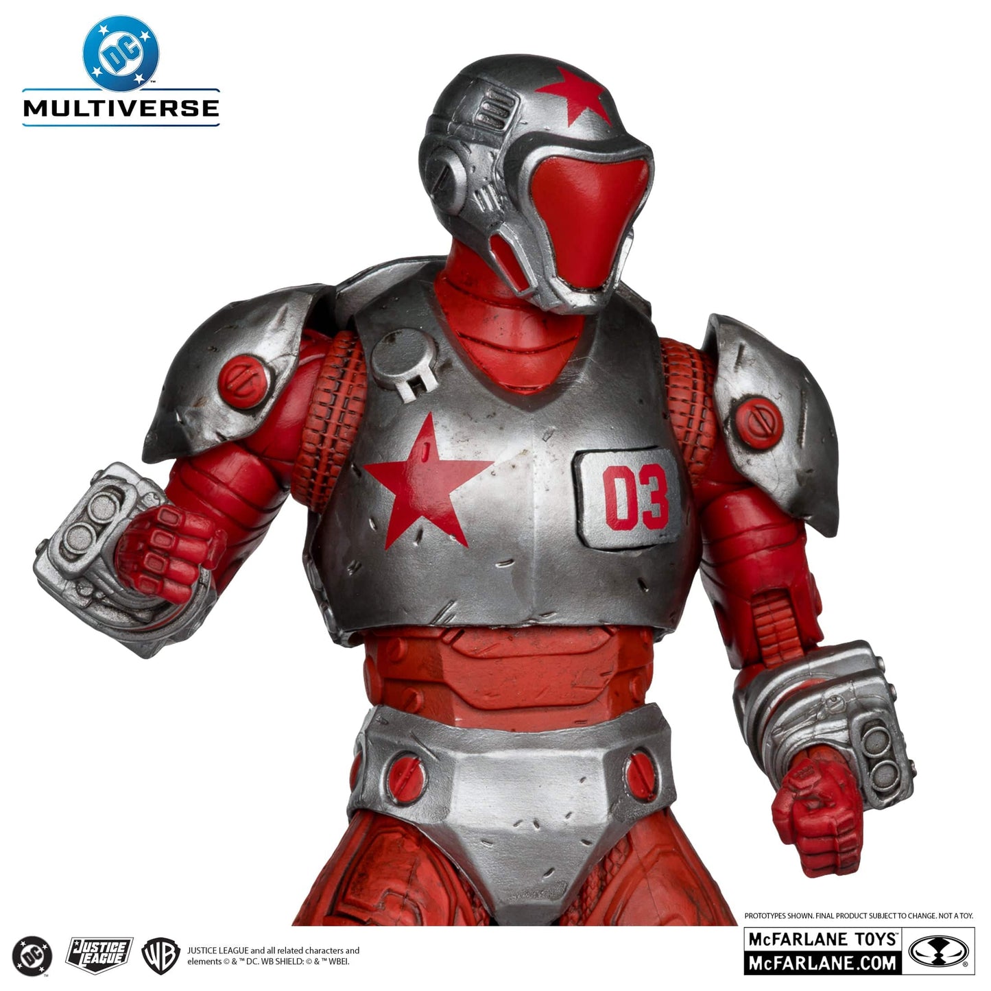 McFarlane Toys DC Multiverse Rocket Red Brigade Justice League Generation Lost Action Figure