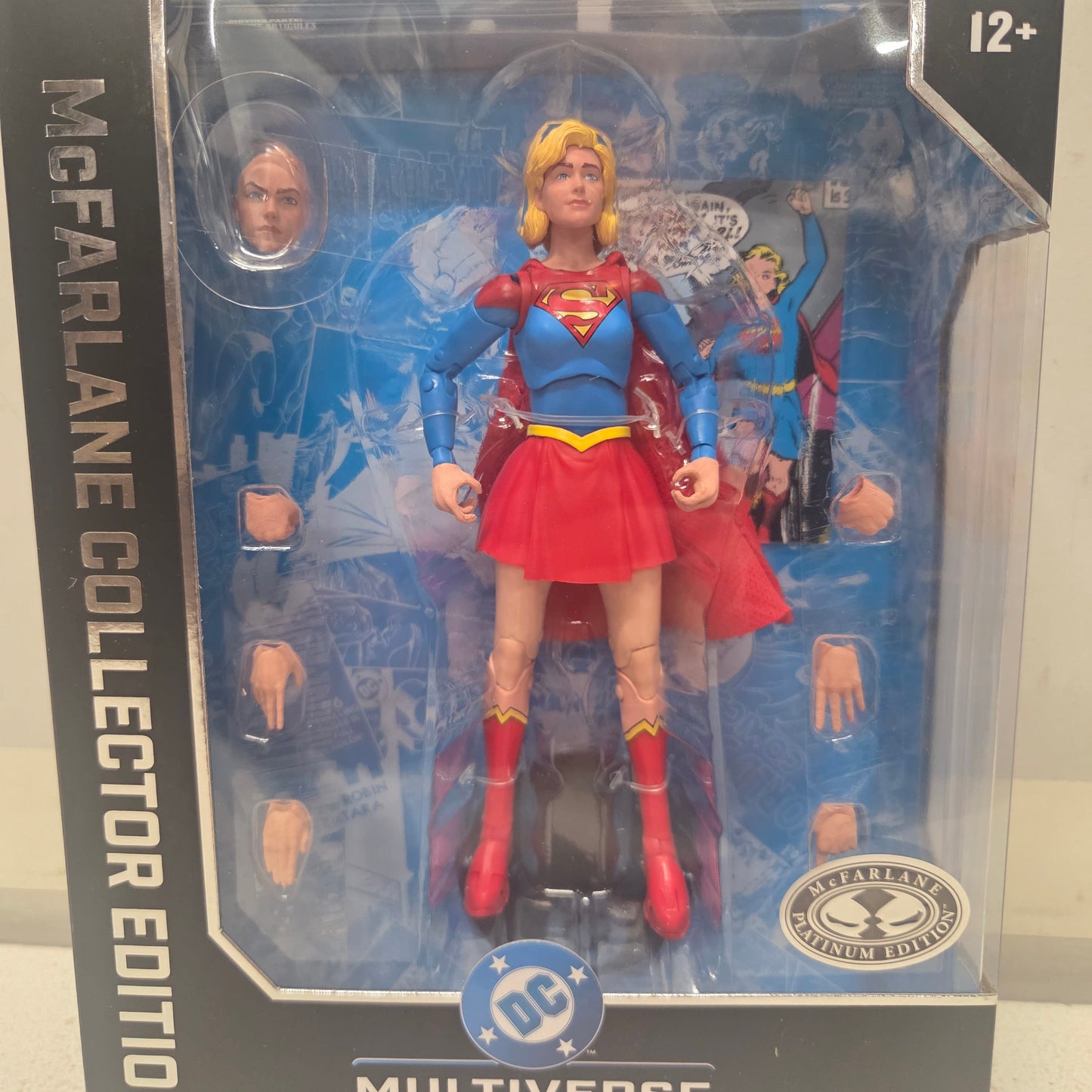 McFarlane Toys DC Multiverse Supergirl Action Comics Platinum Version Action Figure