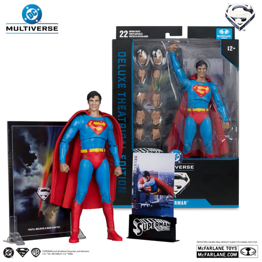 McFarlane Toys DC Multiverse Superman 1978 Movie Deluxe Theatrical Edition Figure