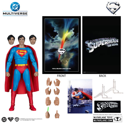 McFarlane Toys DC Multiverse Superman 1978 Movie Deluxe Theatrical Edition Figure