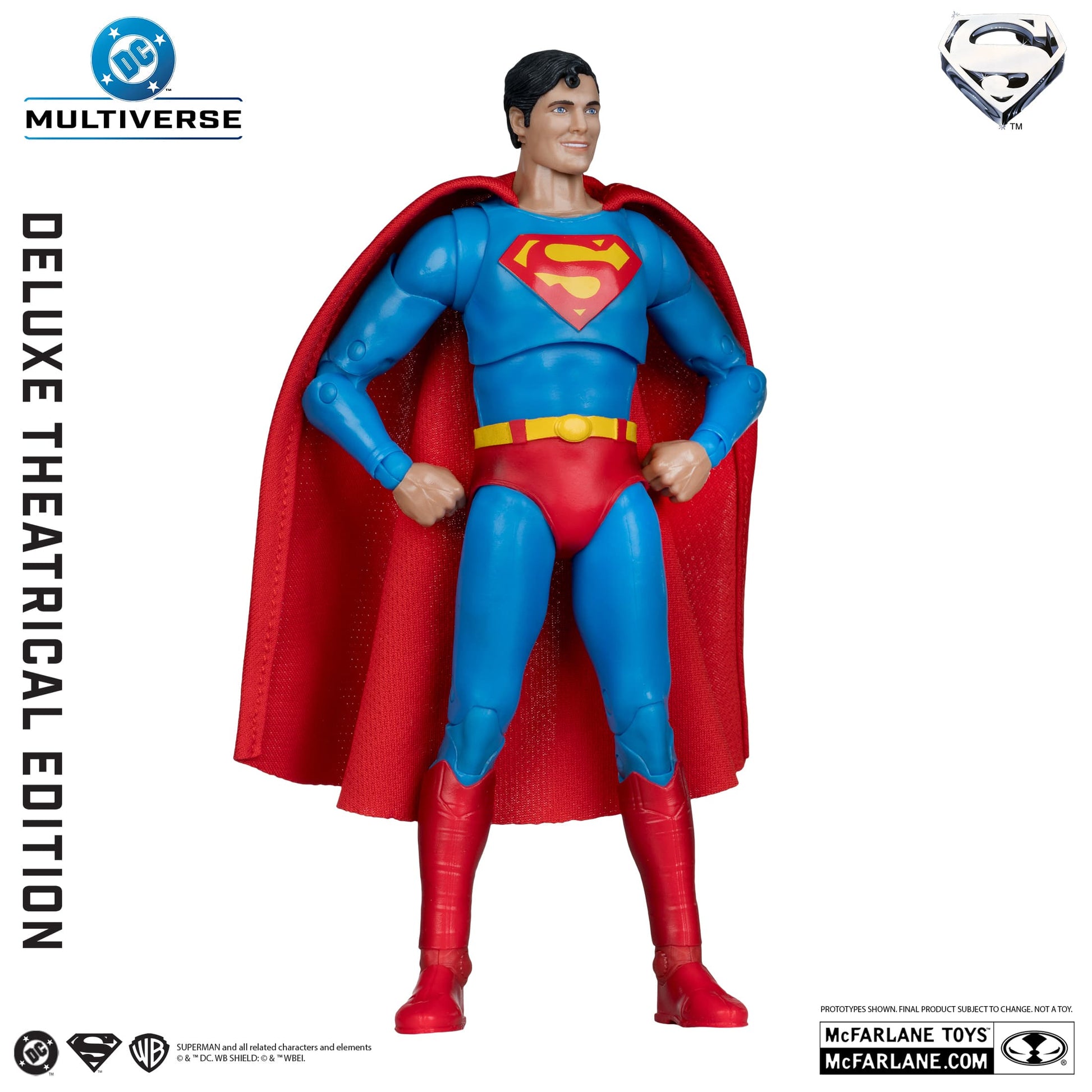 McFarlane Toys DC Multiverse Superman 1978 Movie Deluxe Theatrical Edition Figure