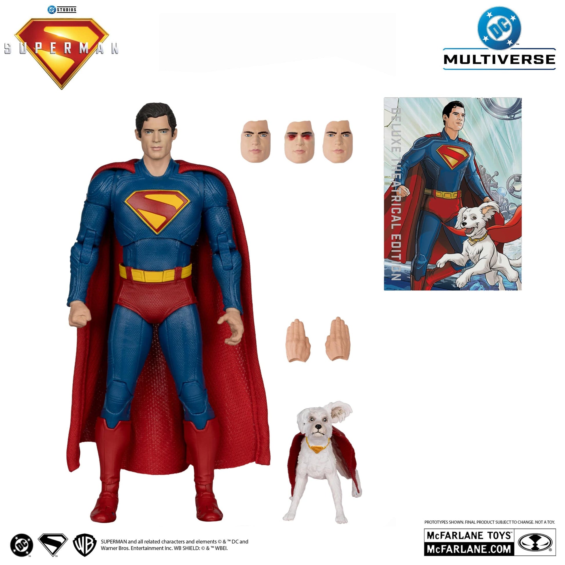McFarlane Toys DC Multiverse Superman And Krypto Deluxe Edition Superman Movie