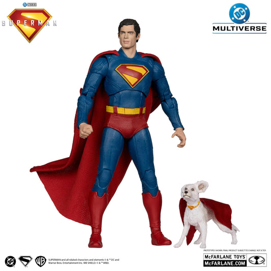 McFarlane Toys DC Multiverse Superman And Krypto Deluxe Edition Superman Movie