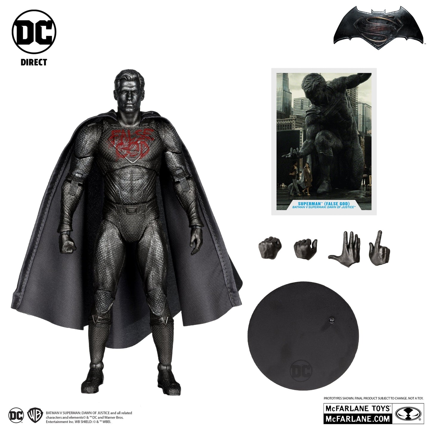McFarlane Toys DC Multiverse Superman False God Batman VS Superman Dawn Of Justice Platinum Version