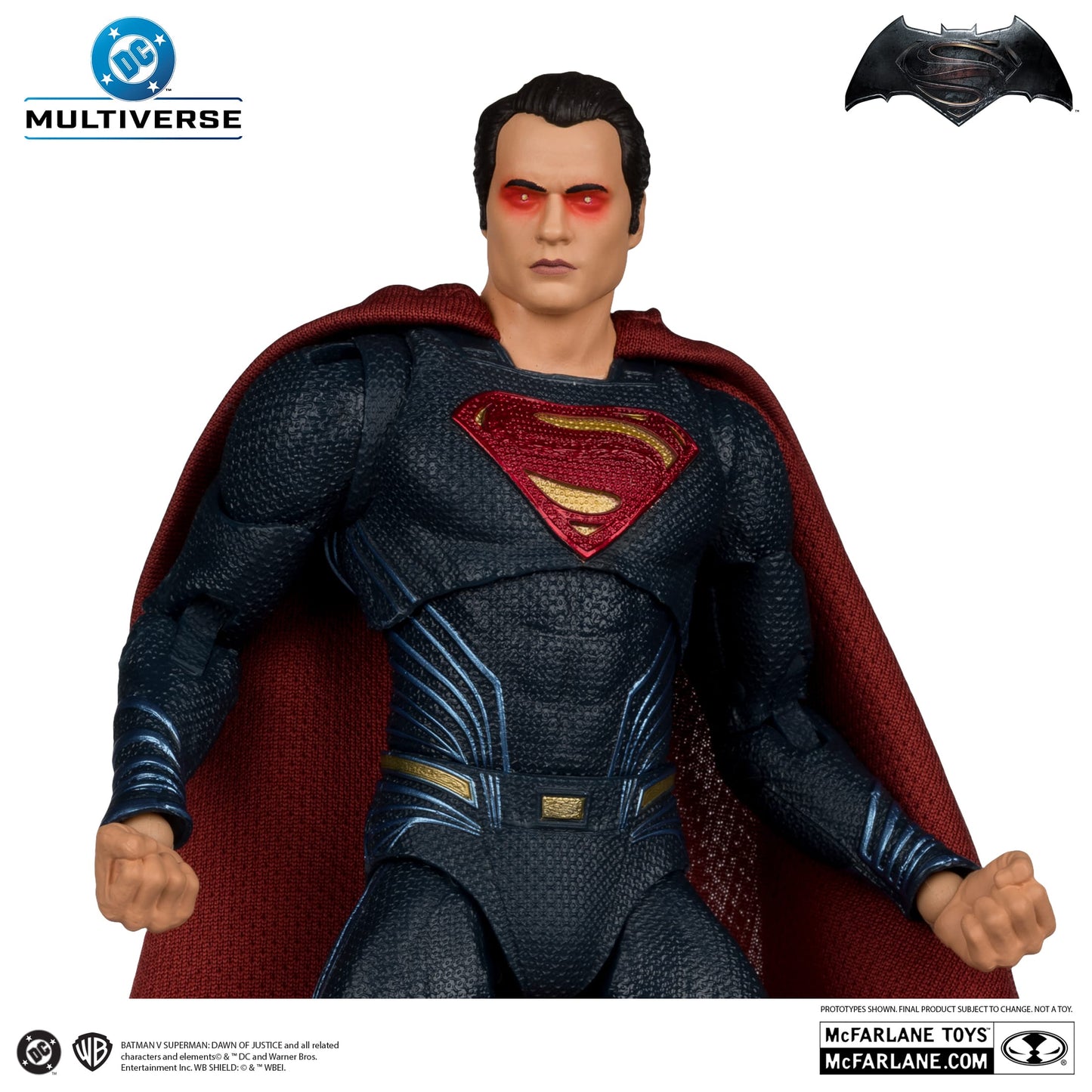 McFarlane Toys DC Multiverse Superman Heat Vision Batman VS Superman Dawn of Justice Action Figure
