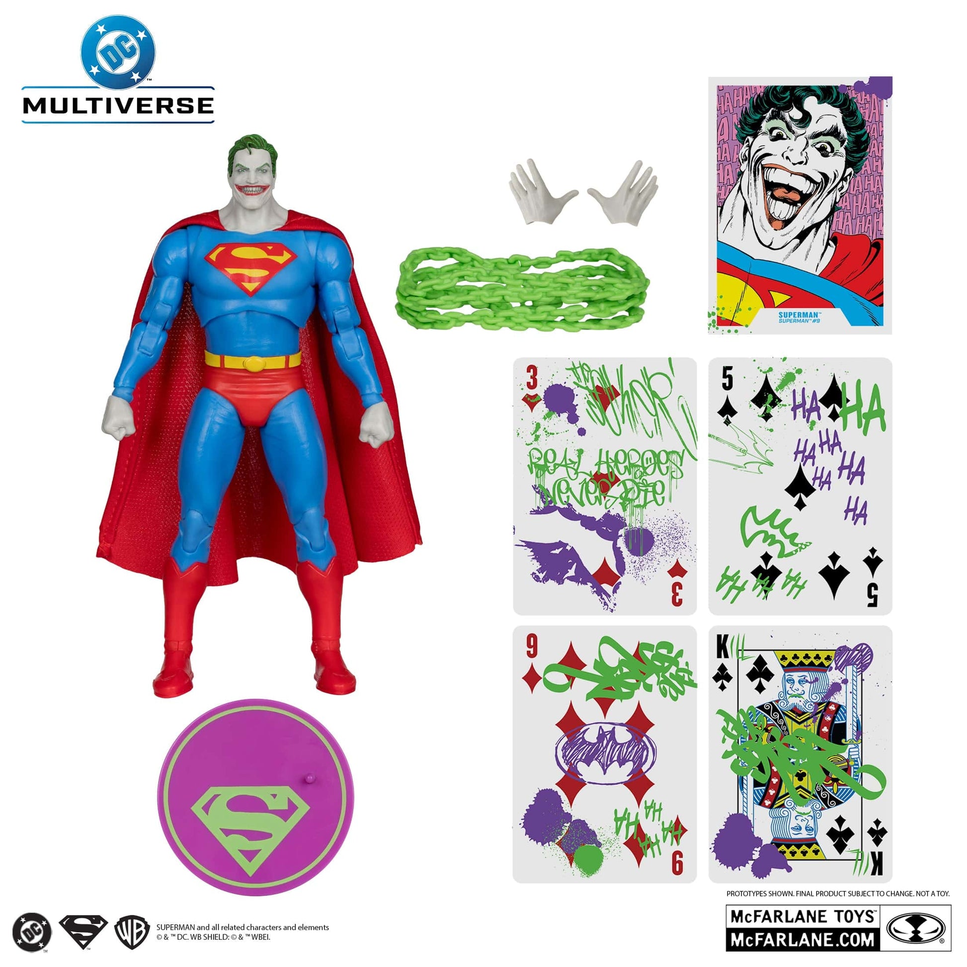 McFarlane Toys DC Multiverse Superman Superman #9 Jokerized
