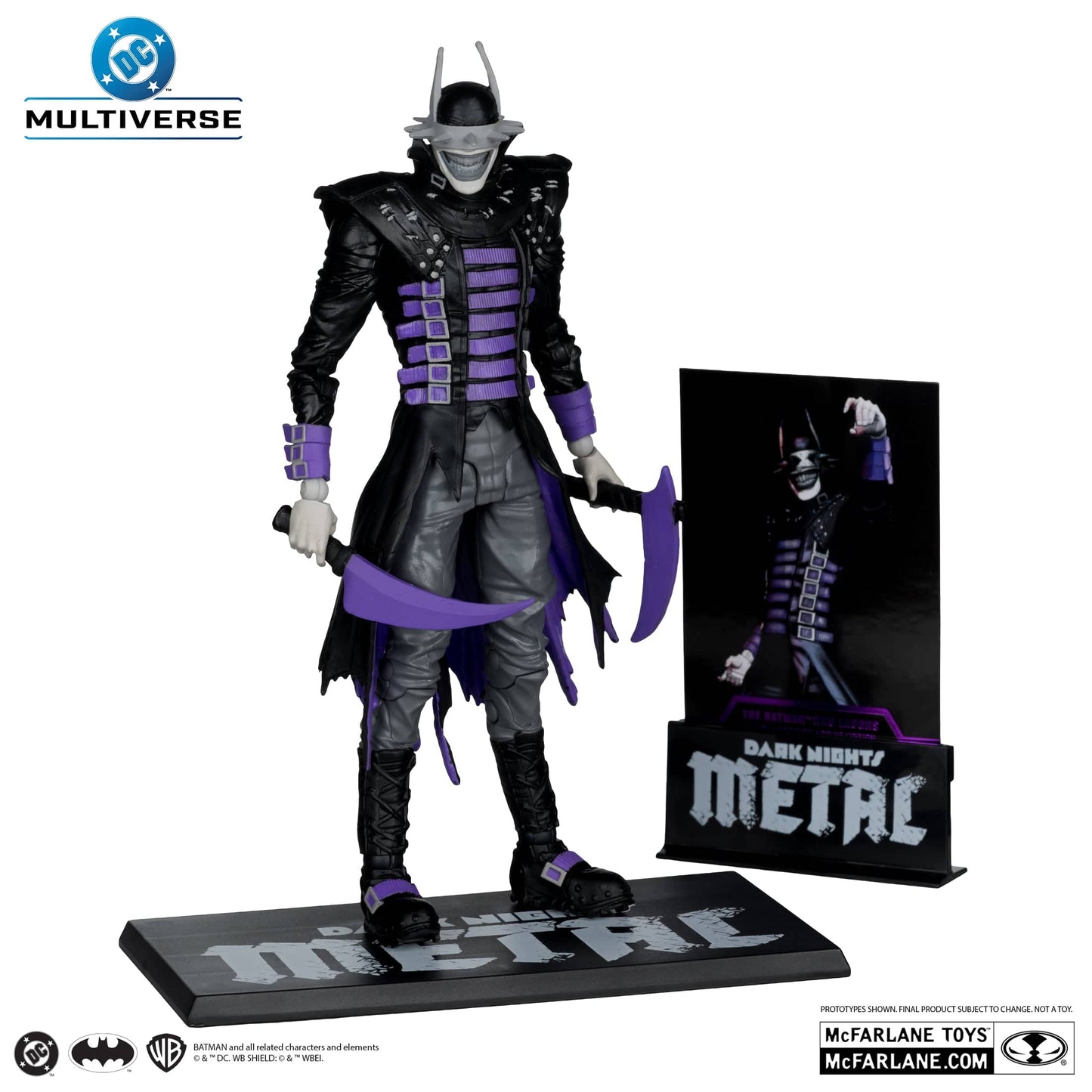 Mcfarlane Toys DC Multiverse The Batman Who laughs Black & White Accent Dark Nights Metal Action Figure