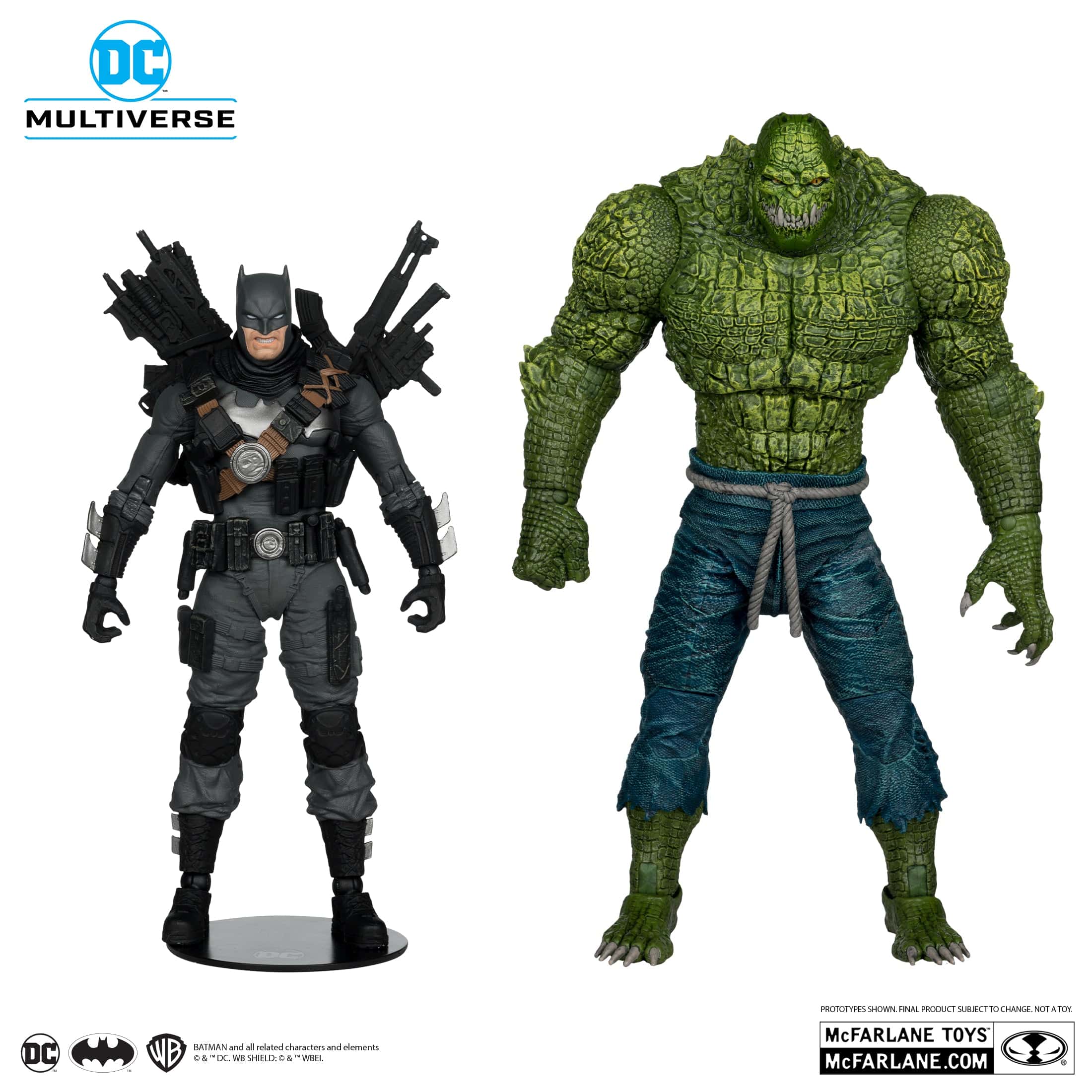 McFarlane Toys DC Multiverse The Grim Knight vs Killer Croc