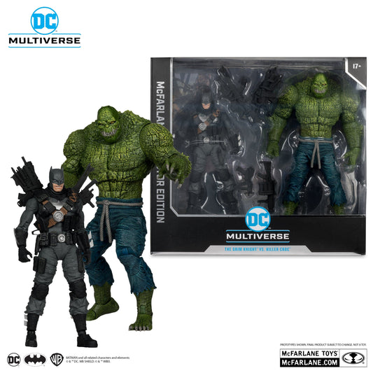 McFarlane Toys DC Multiverse The Grim Knight vs Killer Croc Dark Multiverse