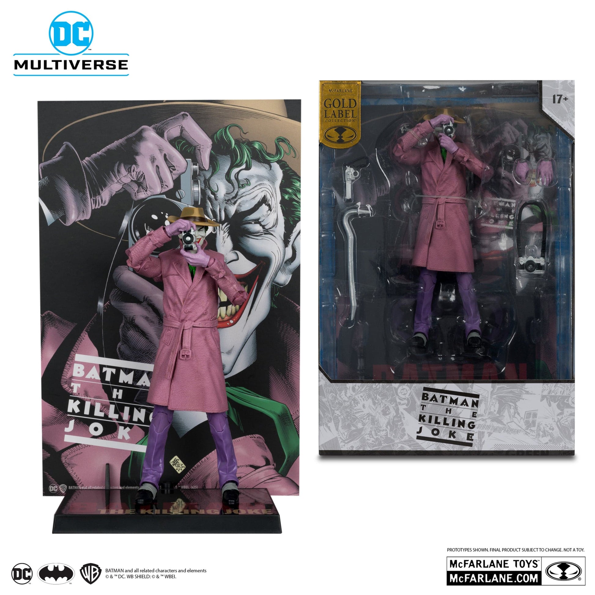 McFarlane Toys DC  Multiverse The Joker Killing Joke Cover Recreations