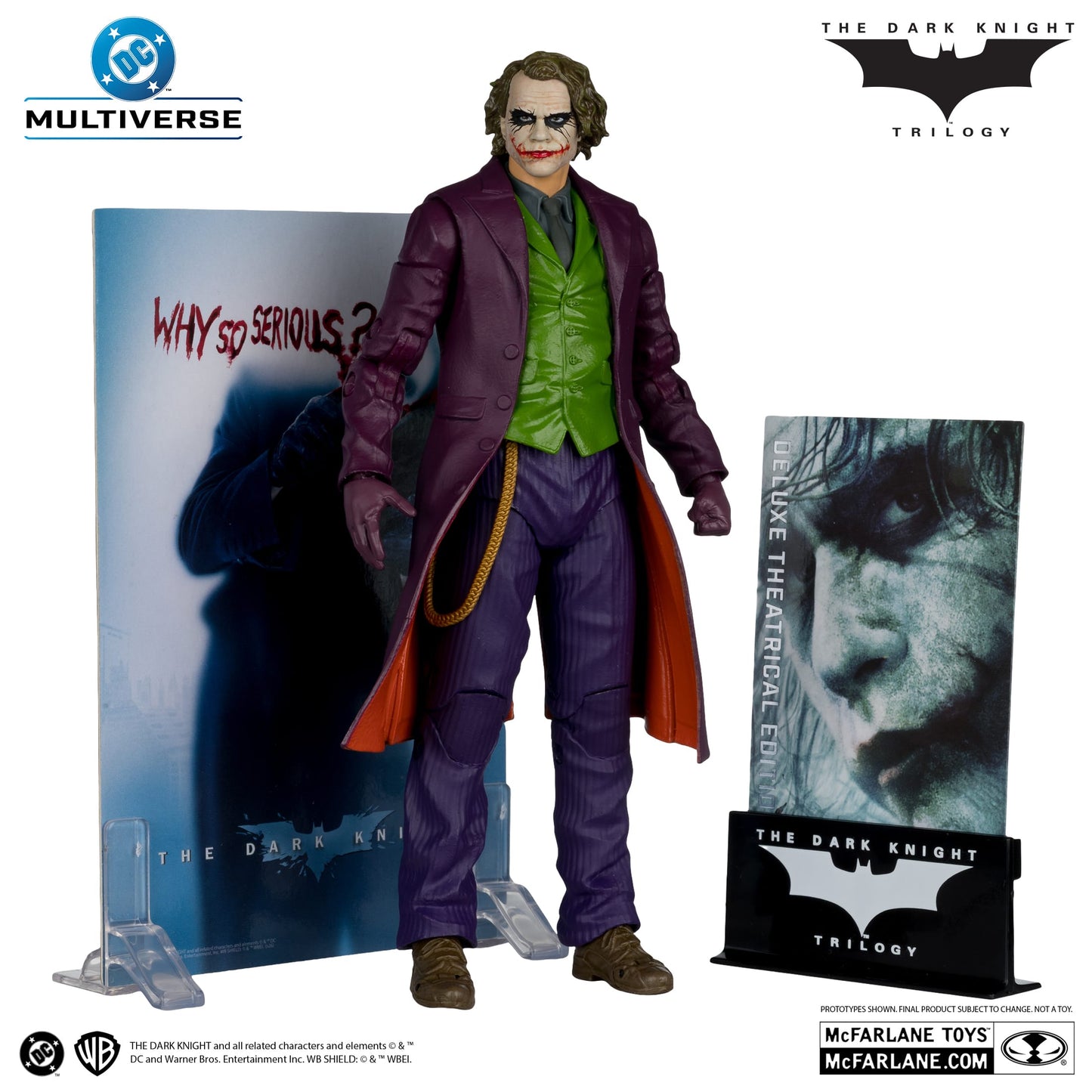 McFarlane Toys DC Multiverse The Joker The Dark Knight Deluxe Theatrical Edition Figure