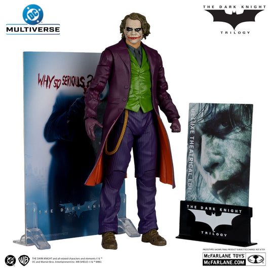McFarlane Toys DC Multiverse The Joker The Dark Knight Deluxe Theatrical Edition Figure
