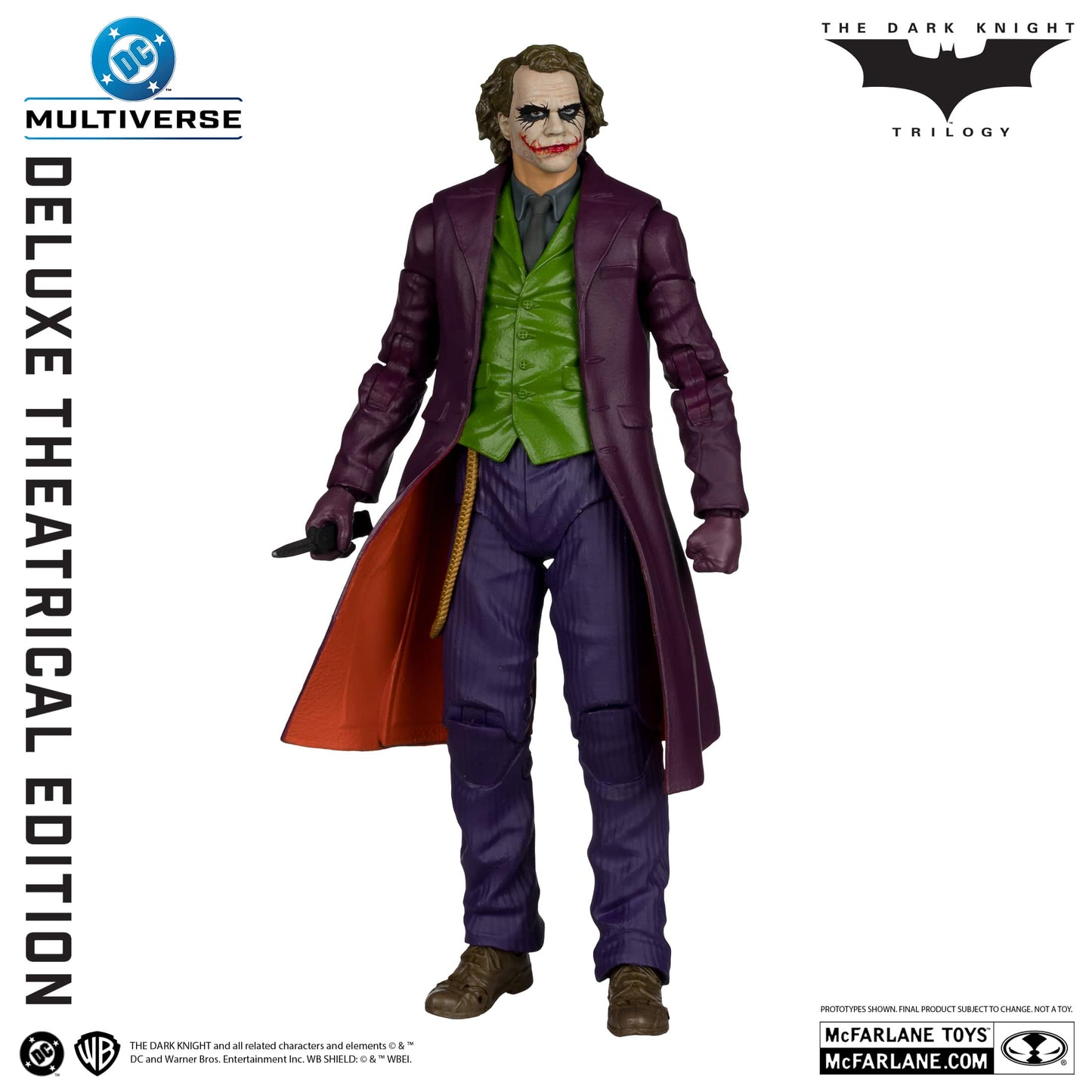 McFarlane Toys DC Multiverse The Joker The Dark Knight Deluxe Theatrical Edition Figure