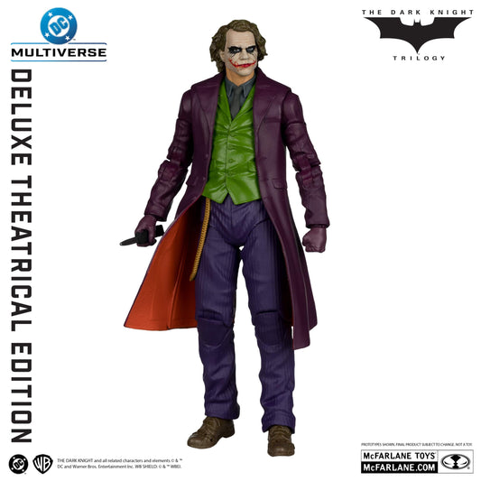 McFarlane Toys DC Multiverse The Joker The Dark Knight Deluxe Theatrical Edition Figure