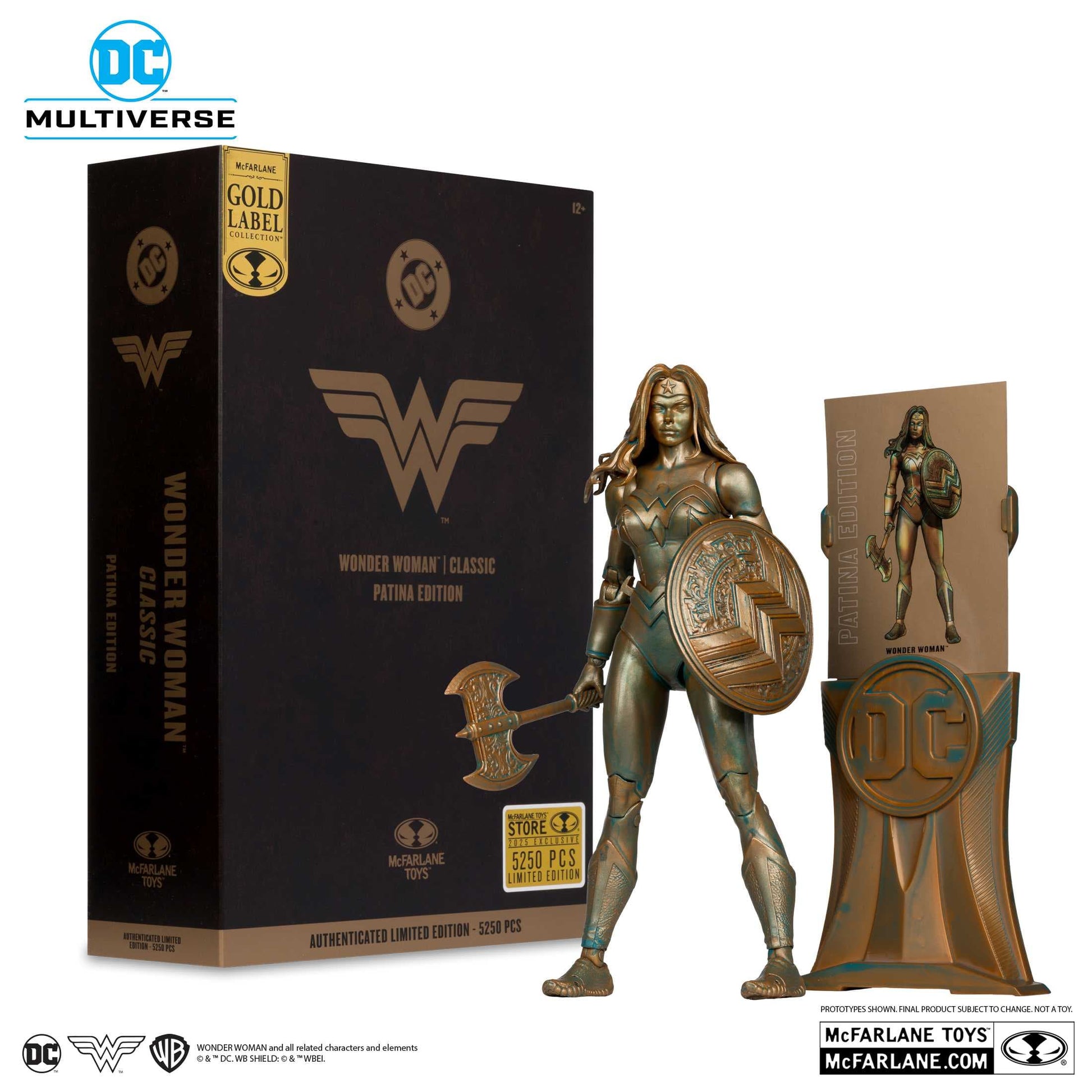 McFarlane Toys DC Multiverse Wonder Woman Patina Edition Classic