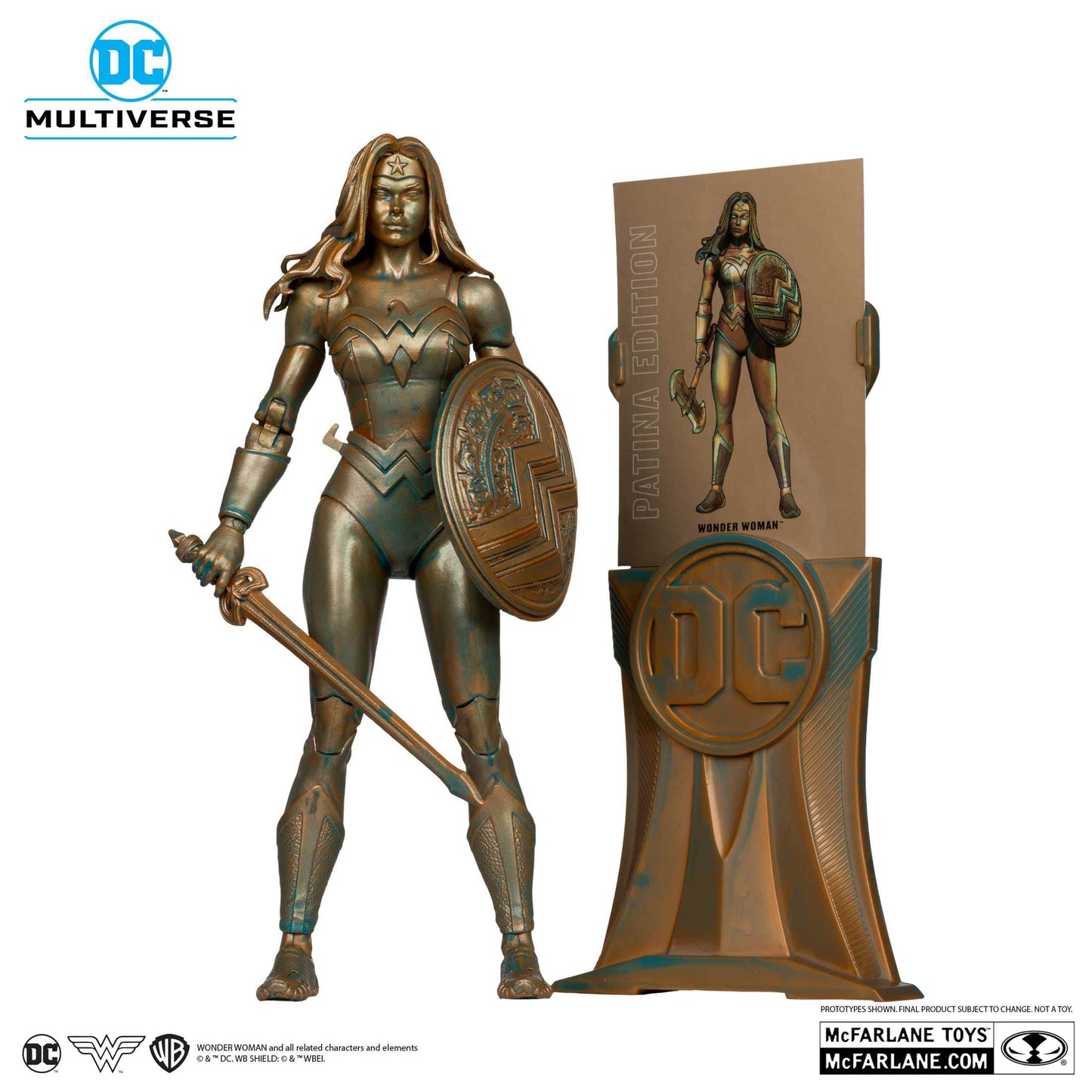 McFarlane Toys DC Multiverse Wonder Woman Patina Edition Classic