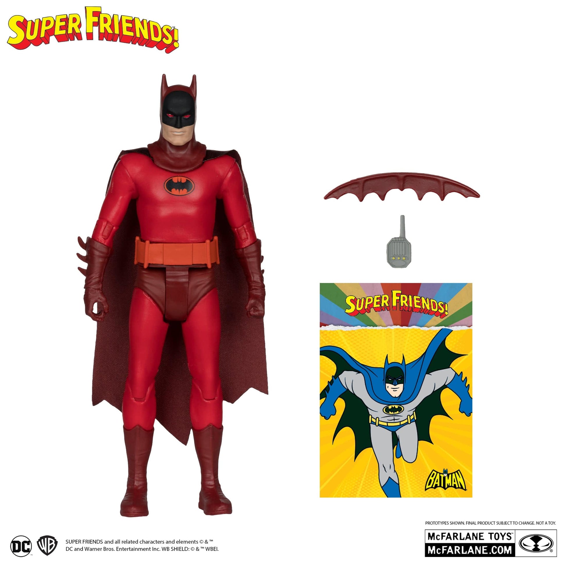 McFarlane Toys DC Retro Batman Super Friends Platinum Version