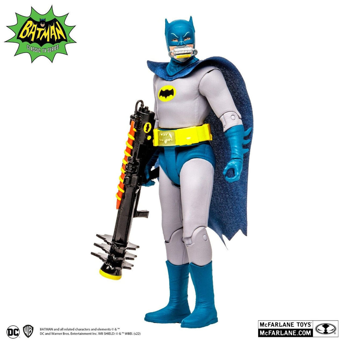 McFarlane Toys DC Retro Batman With Oxygen Mask Figure Classic TV Seri ...