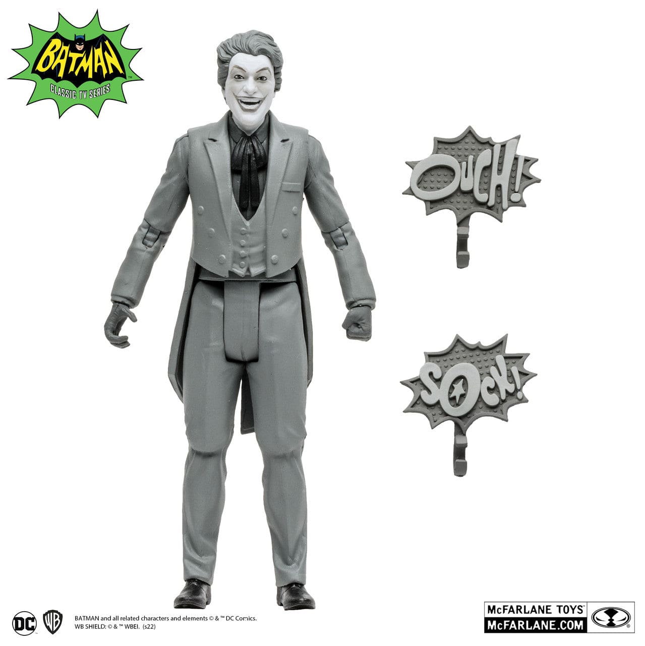 McFarlane Toys DC Retro Black & White Joker Classic TV Series