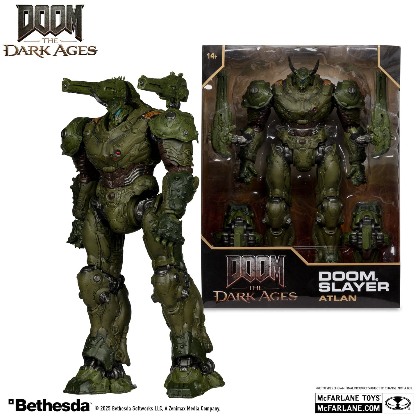 McFarlane Toys Doom Doom Slayer Atlan DOOM: The Dark Ages Action figure