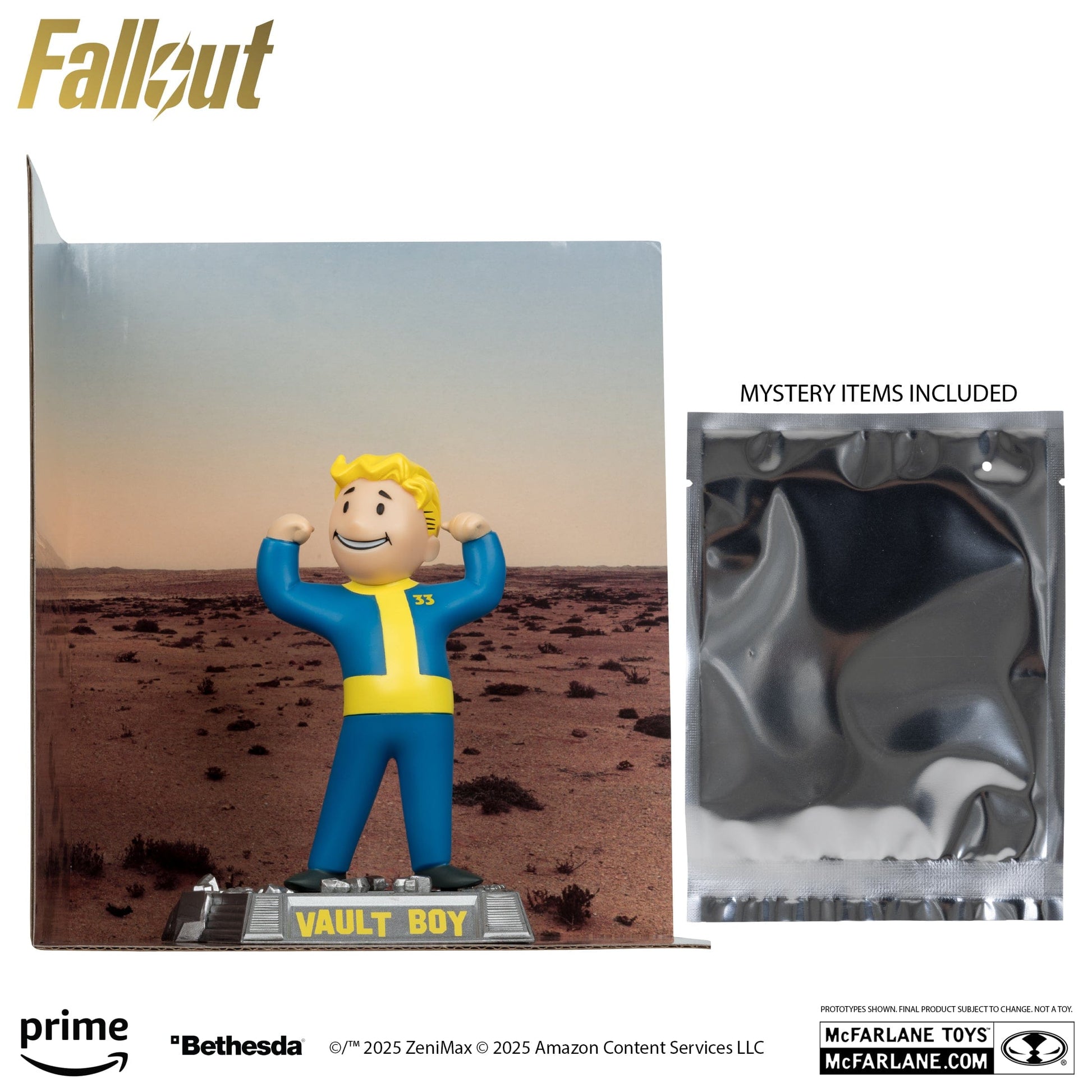 McFarlane Toys Fallout Vault Boy Mascot Version 1 Fallout TV Series Movie Maniacs