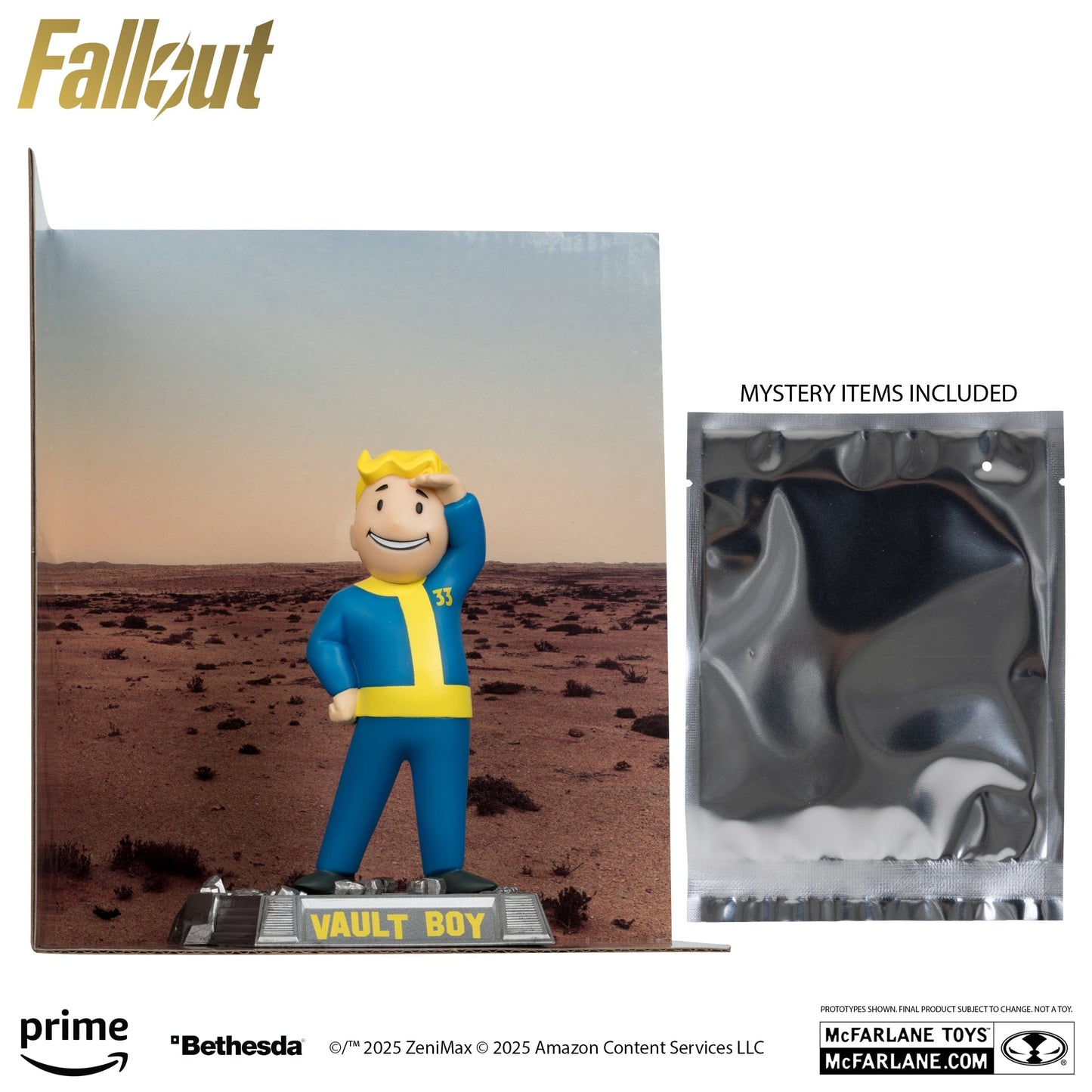 McFarlane Toys Fallout Vault Boy Mascot Version 3 Fallout TV Series Movie Maniacs