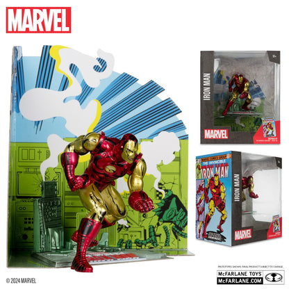 McFarlane Toys Marvel 1:10th Iron Man The Invincible Iron man #126