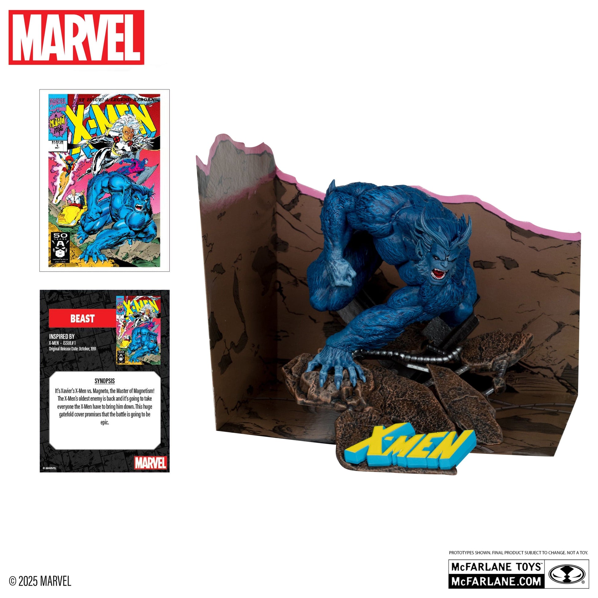 McFarlane Toys Marvel Beast 1:10TH Scale X-Men #1