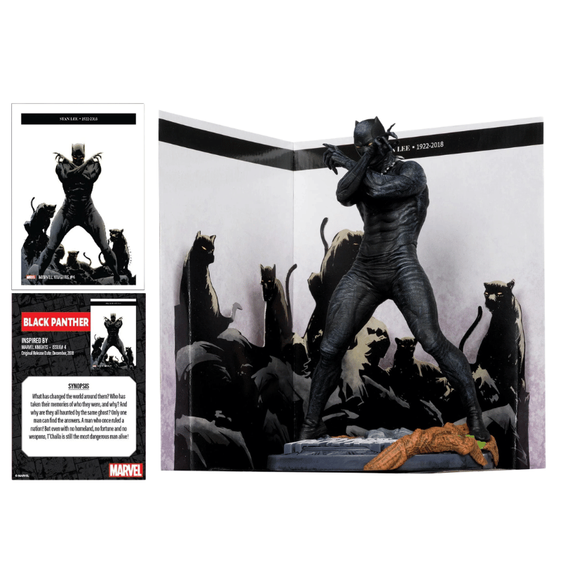 McFarlane Toys Marvel Black Panther 1:10th Scale Figure Marvel Knights #4