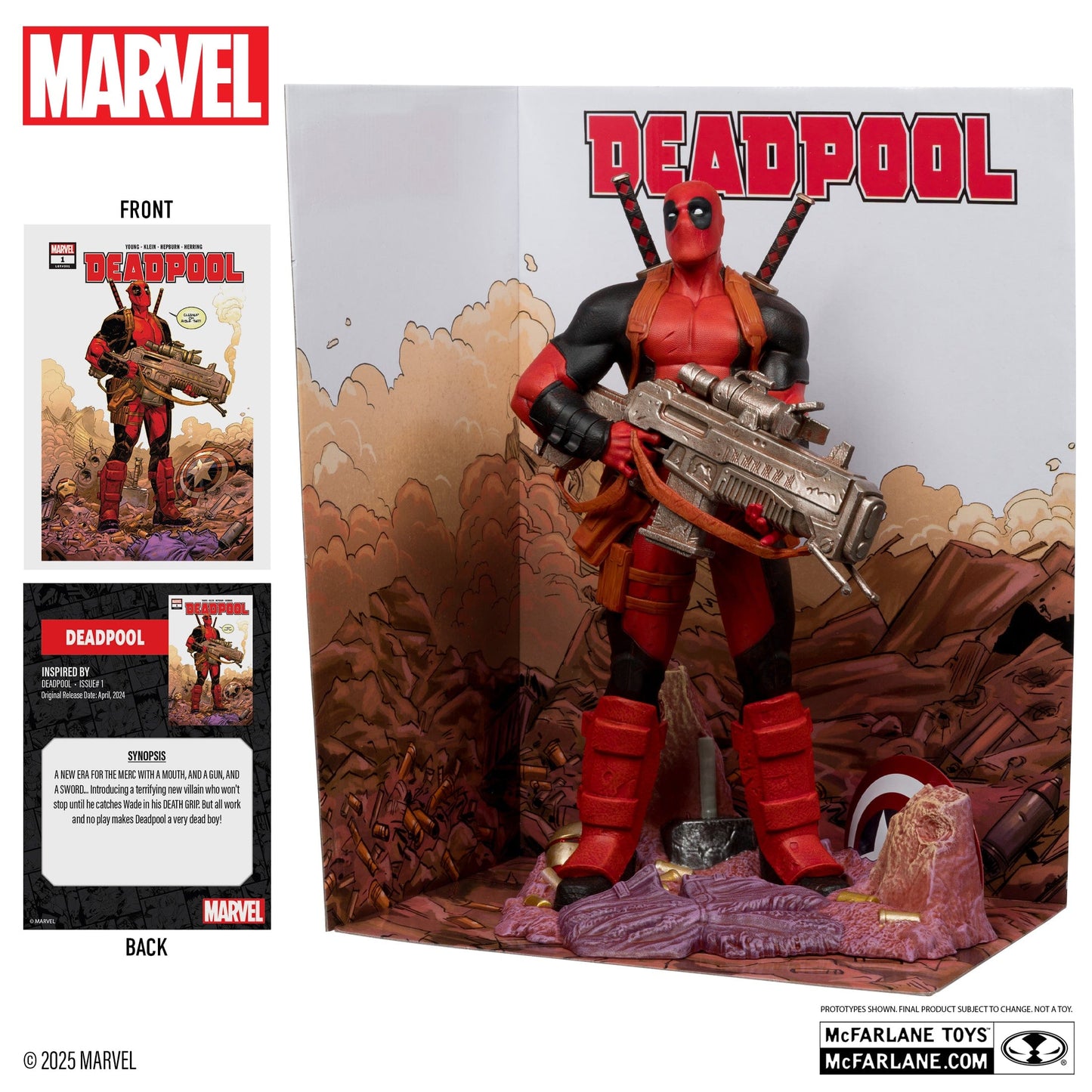 McFarlane Toys Marvel Deadpool 1:6TH Scale Deadpool #1