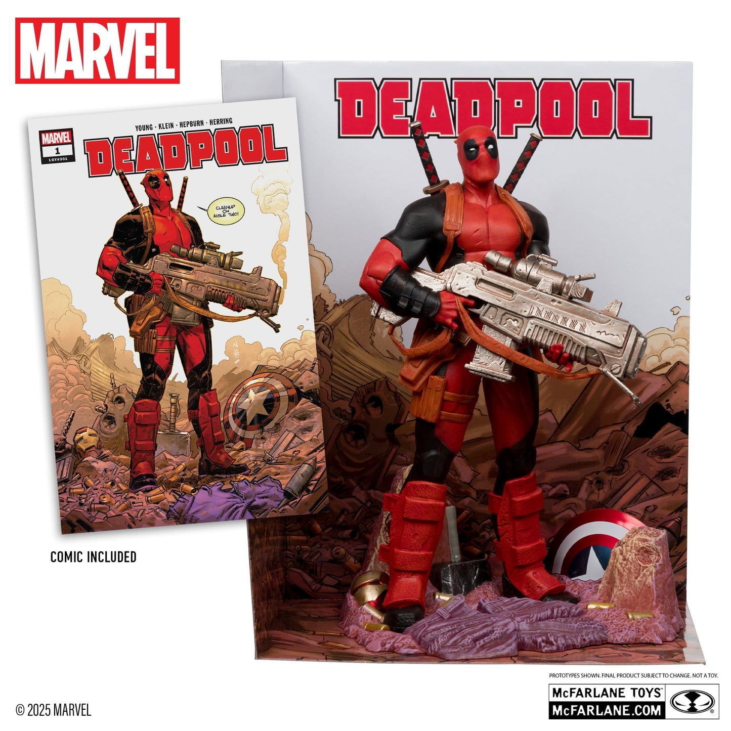 McFarlane Toys Marvel Deadpool 1:6TH Scale Deadpool #1