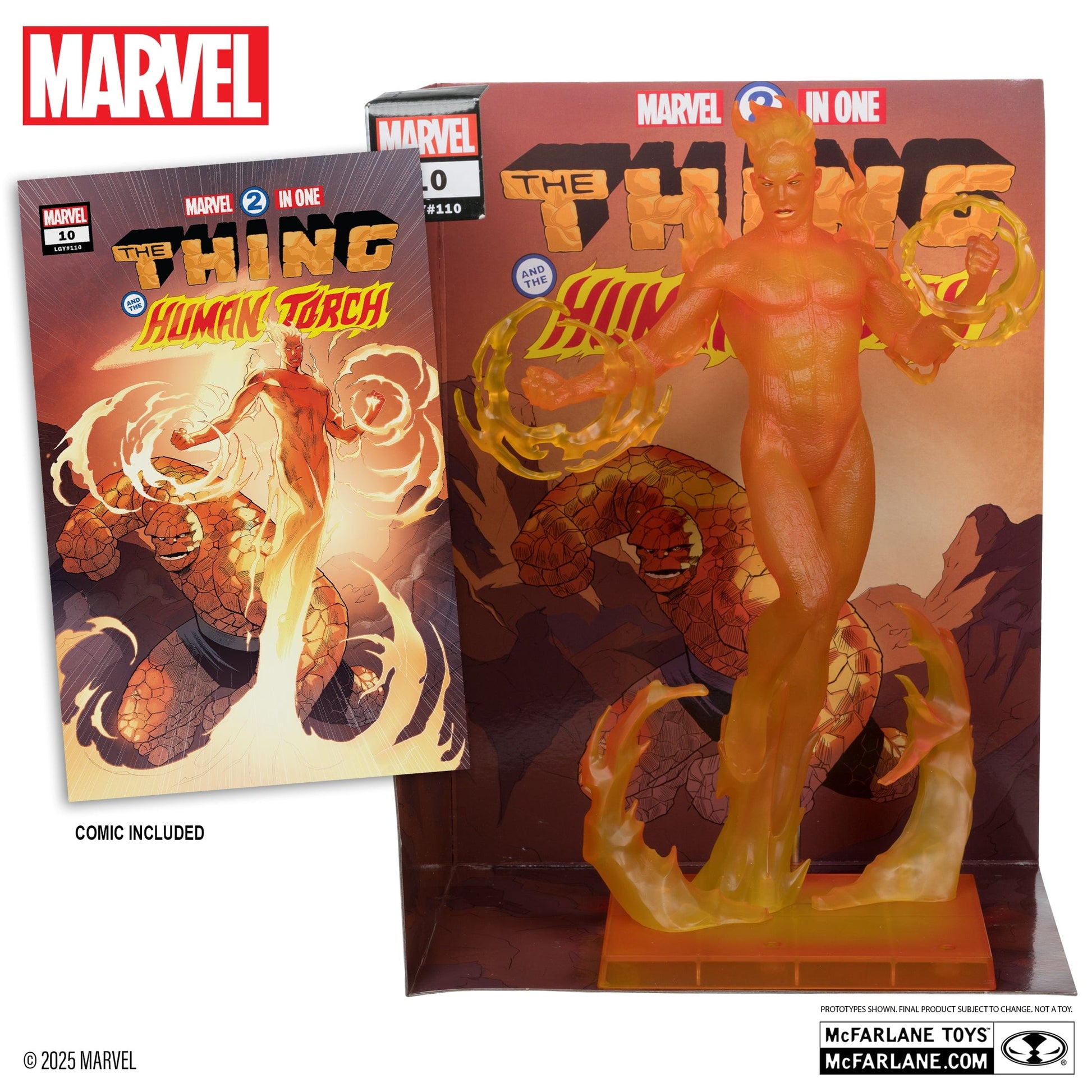 McFarlane Toys Marvel Human Torch 1:6TH Scale Marvel 2-in-One #10