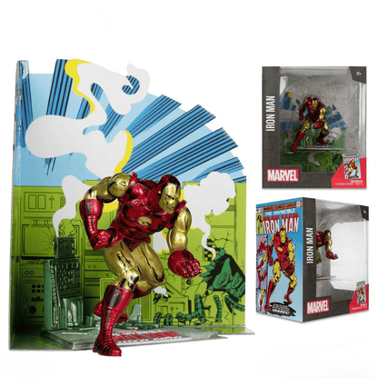 McFarlane Toys Marvel Iron Man 1:10th Scale Figure The Invincible Iron man #126