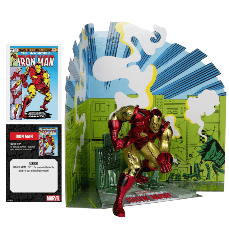 McFarlane Toys Marvel Iron Man 1:10th Scale Figure The Invincible Iron man #126