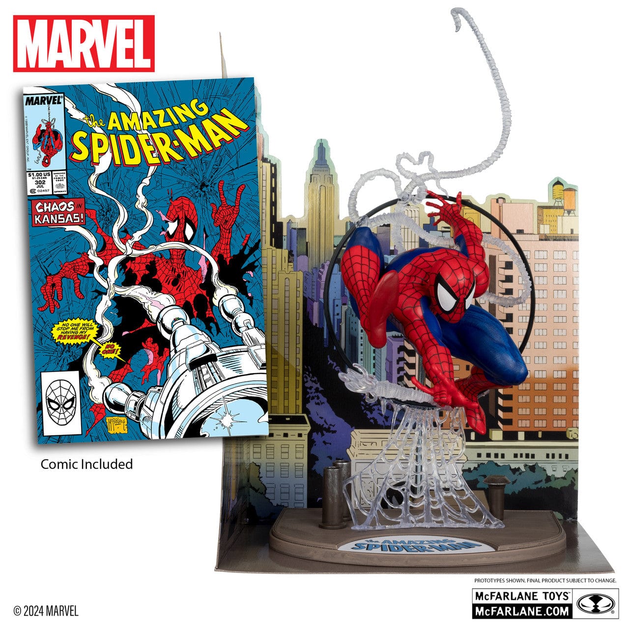 McFarlane Toys Marvel Spider-Man 1:6th Amazing Spider-man #301